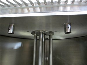 150-Liter-Edelstahltank mit Leitstrahlmischer