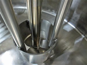150-Liter-Edelstahltank mit Leitstrahlmischer