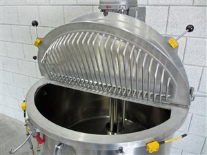 150-Liter-Edelstahltank mit Leitstrahlmischer