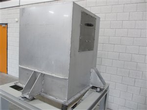 1500 Liter Edelstahlsilo mit Austragsschnecke