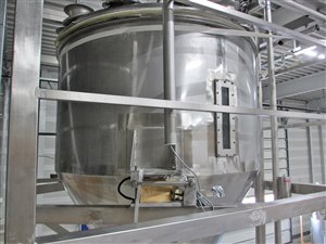 2500 Liter Wiegesilo mit 2000 Liter Puffersilo