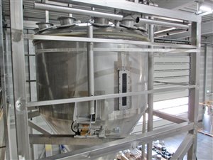 2500 Liter Wiegesilo mit 2000 Liter Puffersilo