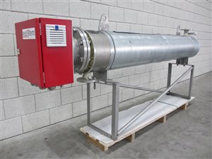 Elektro-Flanschheizkörper mit Wärmetauscher für Flüssigkeiten