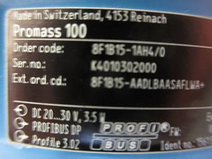 E+H Promass F 100 DN15 Coriolis Durchflussmessung