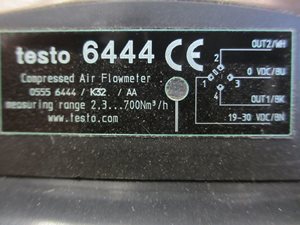 Testo 6444 Druckluftzähler DN 50 - ungebraucht
