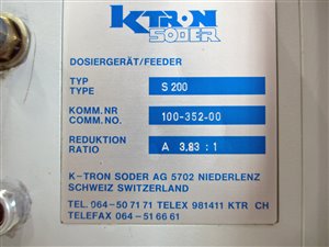 K-Tron Soder S200 Dosiergerät