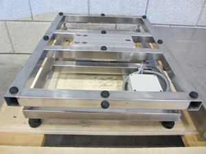 Bodenwaage 250 kg Edelstahl