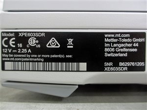Mettler-Toledo XPE603S Präzisionswaage